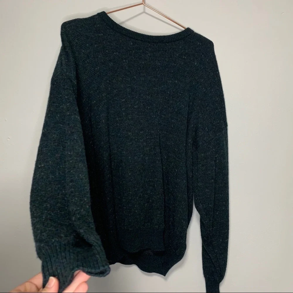 Glenallen Mens Sweater Hunter Green Large